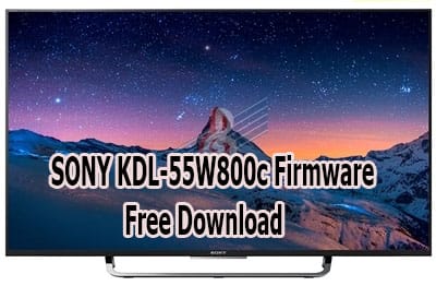 SONY KDL-55W800c Firmware Free Download