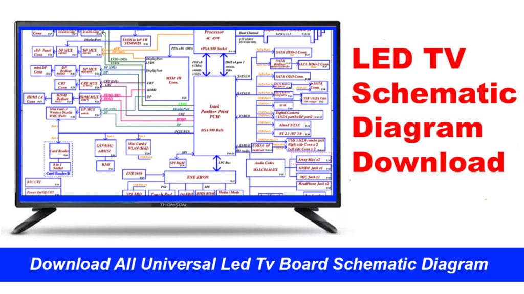 Universal Lcd Led Tv Board Schematic Diagram Free Download