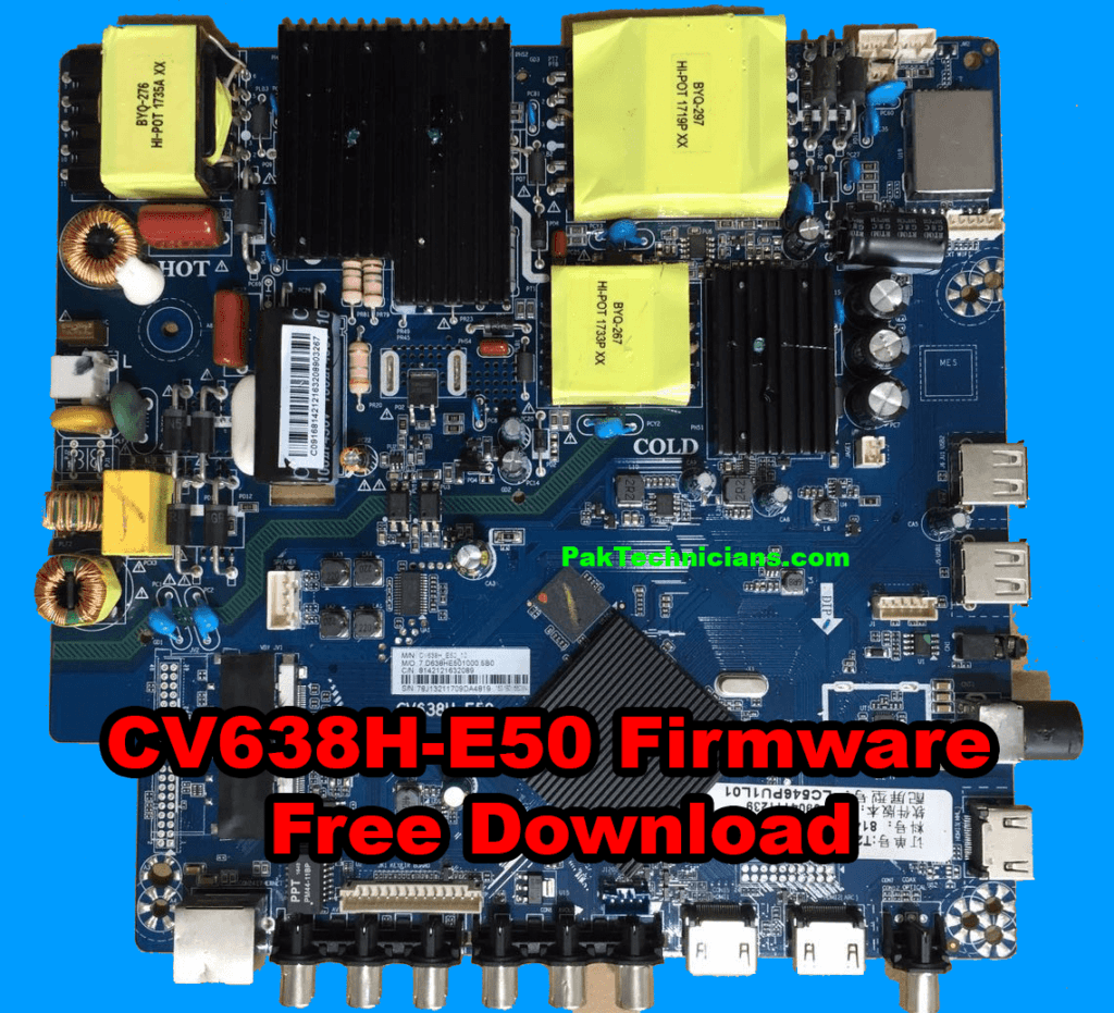 CV638H-E50 Firmware Free Download