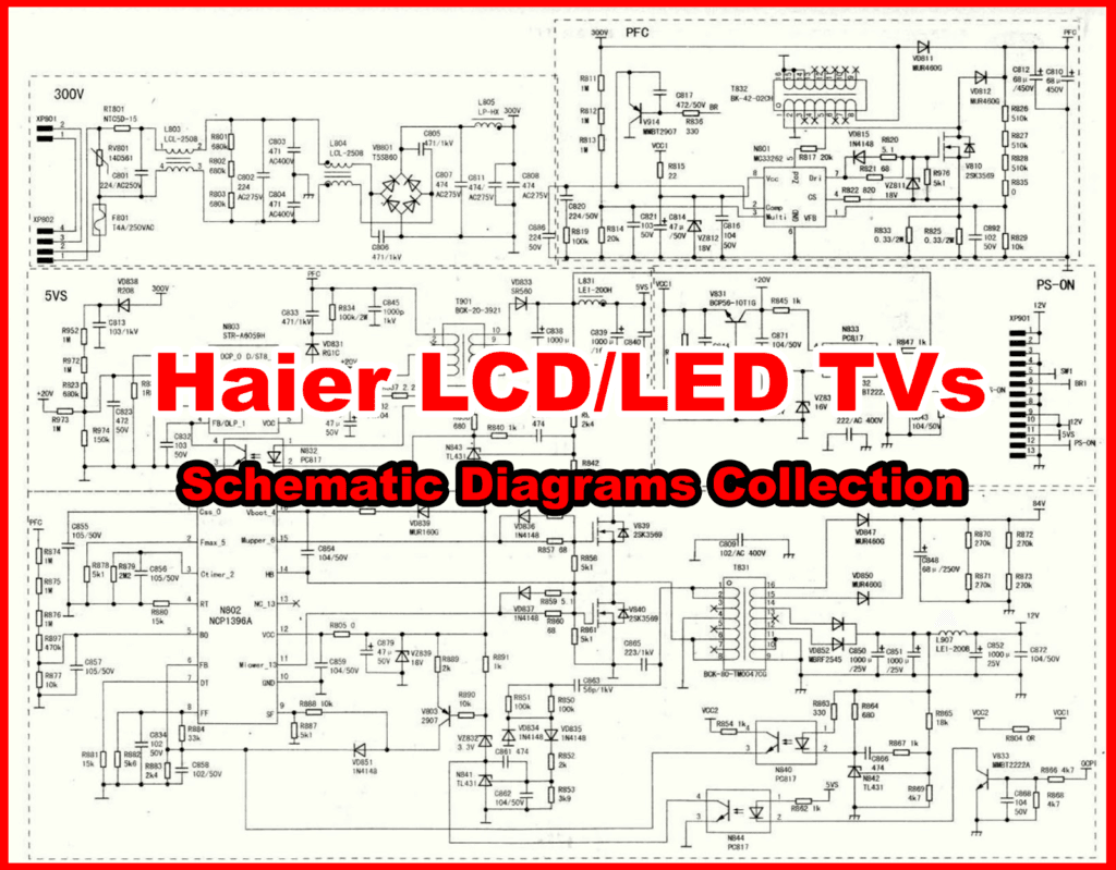 Haier LED TV Schematics Diagram