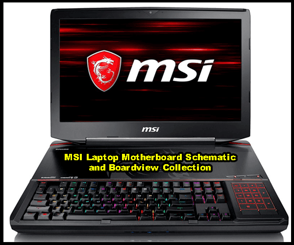 MSI Laptop Motherboard Schematic and Boardview