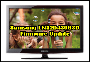 Samsung LN32D430G3D Firmware Update