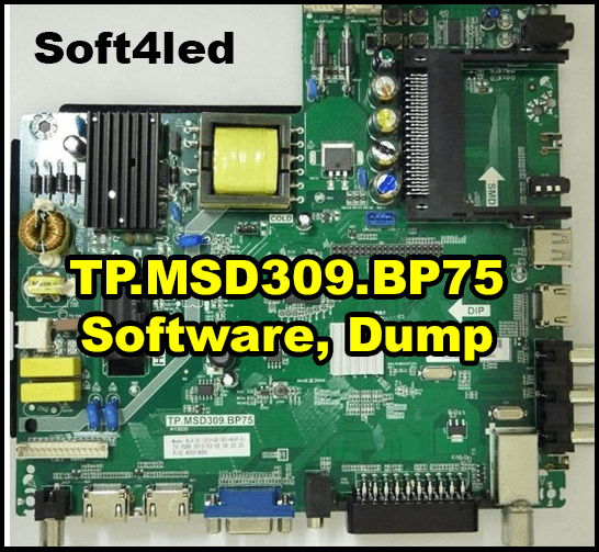 TP.MSD309.BP75 Firmware, Dump Free Download