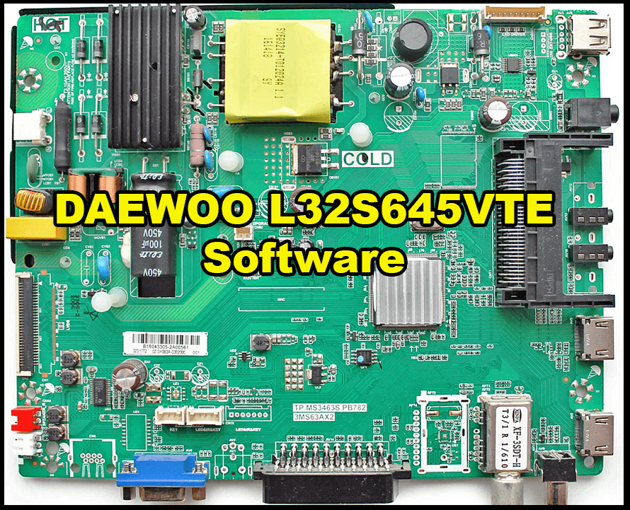 DAEWOO L32S645VTE Software Free Download