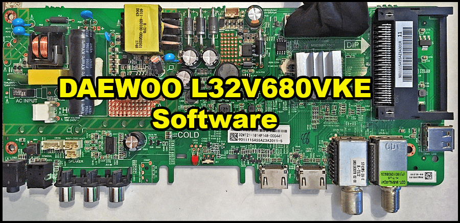 DAEWOO L32V680VKE Software Free Download