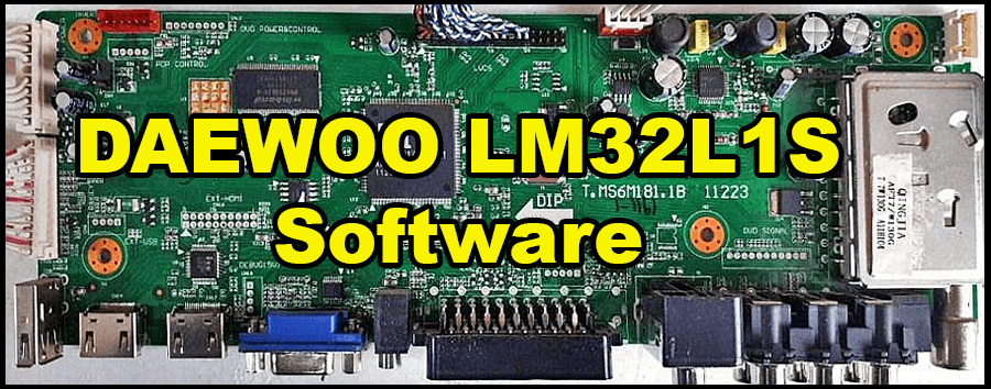 DAEWOO LM32L1S Software Free Download