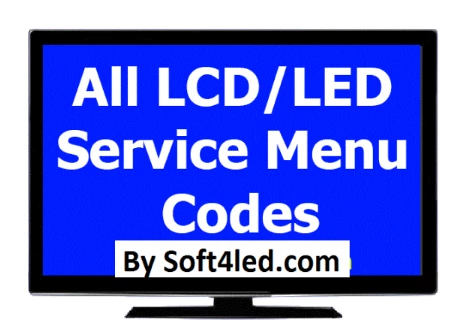 ALL LCD LED TV Board Service Menu Codes