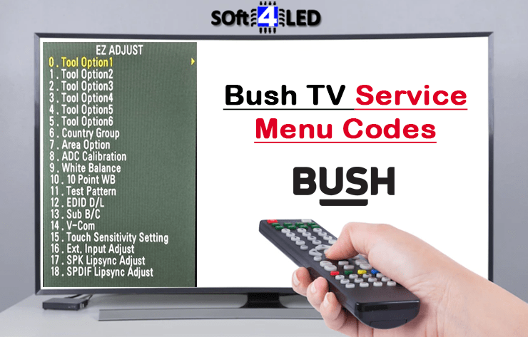 Bush TV Service Menu Codes & Instructions