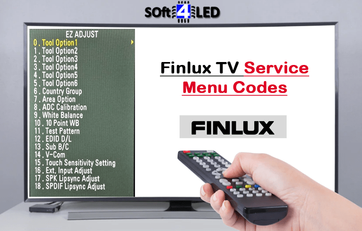 Finlux TV Service Menu Codes