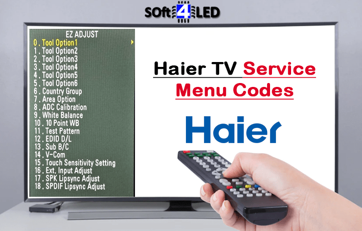 Haier TV Service Menu Codes