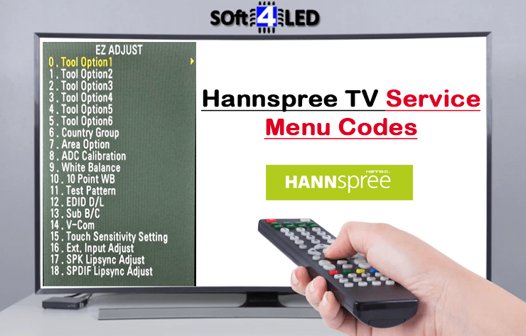 Hannspree TV Service Menu Codes