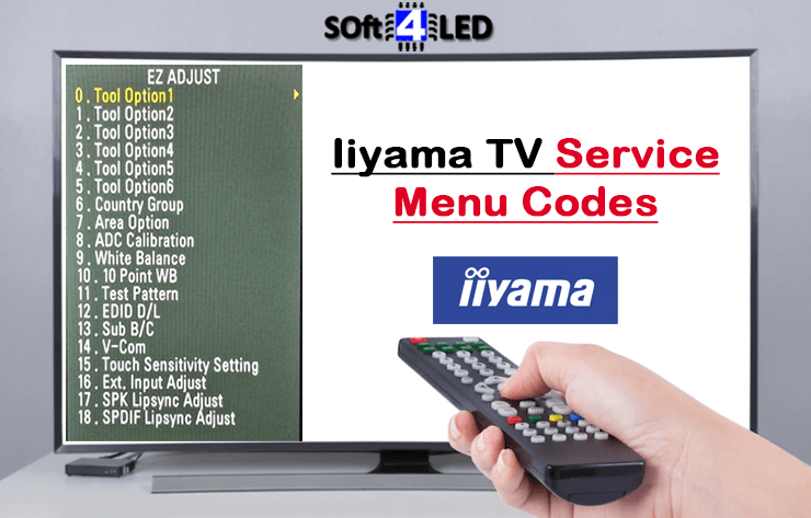 Iiyama TV Service Menu Codes