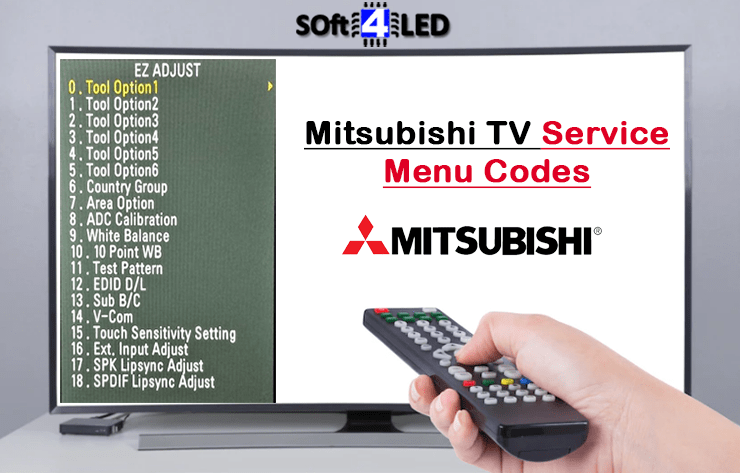 Mitsubishi TV Service Menu Codes & Instructions