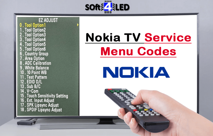 Nokia TV Service Menu Codes & Instructions