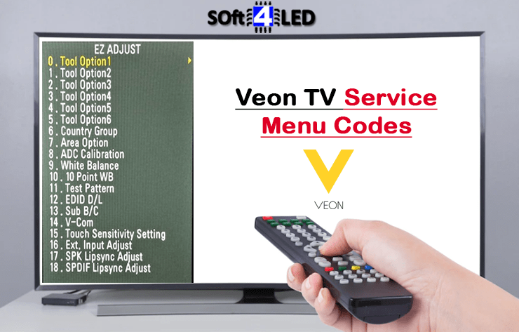 Veon TV Service Menu Codes & Instructions