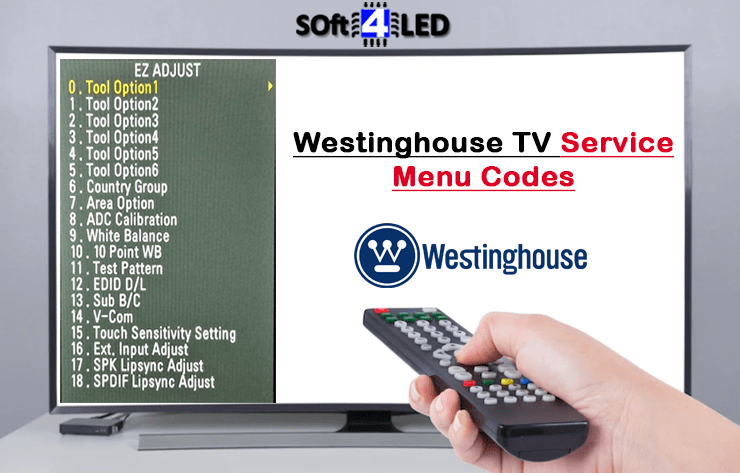 Westinghouse TV Service Menu Codes