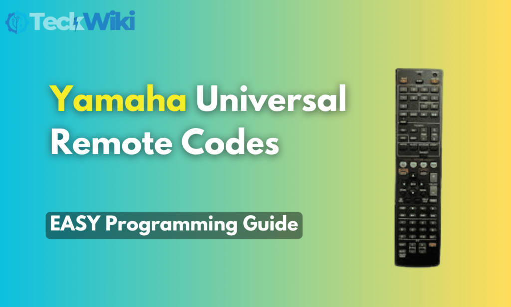 Programming Yamaha Universal Remote Codes [2024]