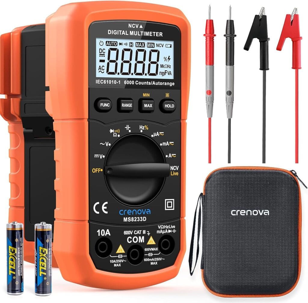 Crenova MS8233D Auto-Ranging Digital Multimeter