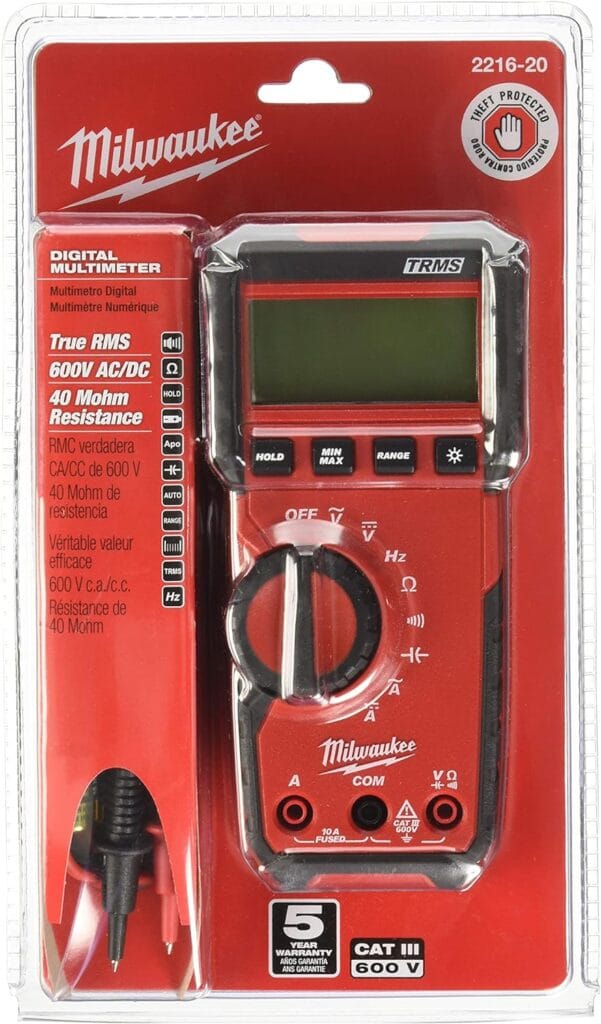 Milwaukee 2216-20 Digital Multimeter