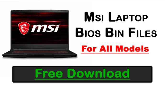 MSI Laptop Bios Bin