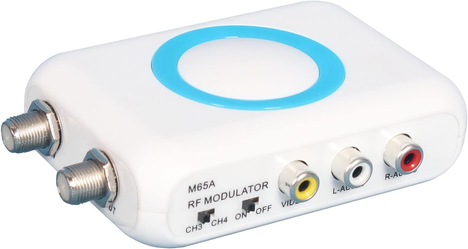 RF Modulator RCA Coaxial Adapter