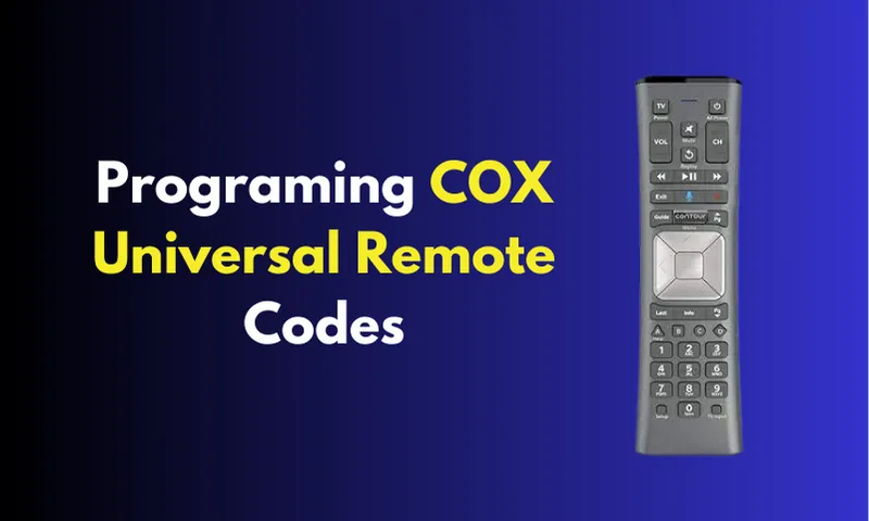 COX Universal Remote Codes