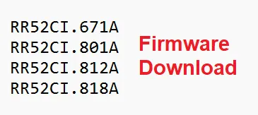 RR52CI All Motherboards Firmware Software Download