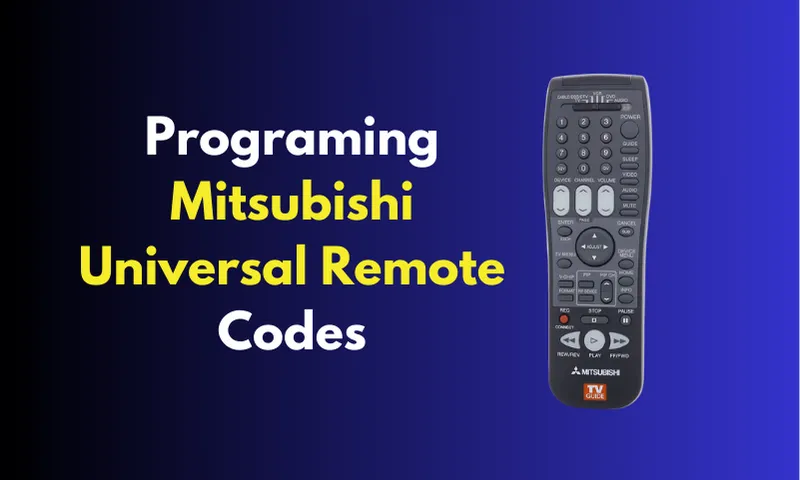 Mitsubishi Universal Remote Codes