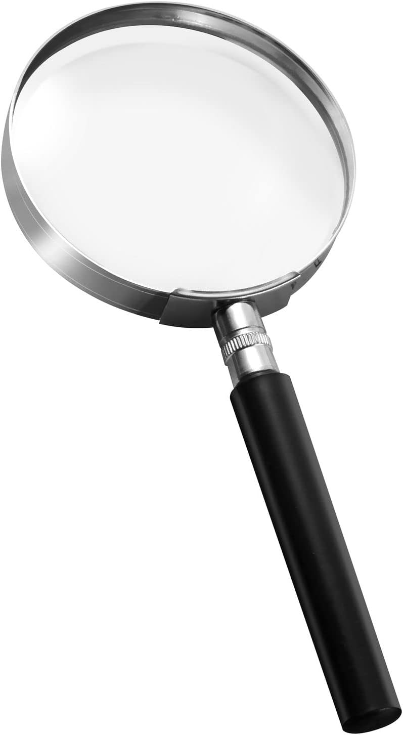 The Insten Magnifying Glass 5X Handheld Reading Magnifier