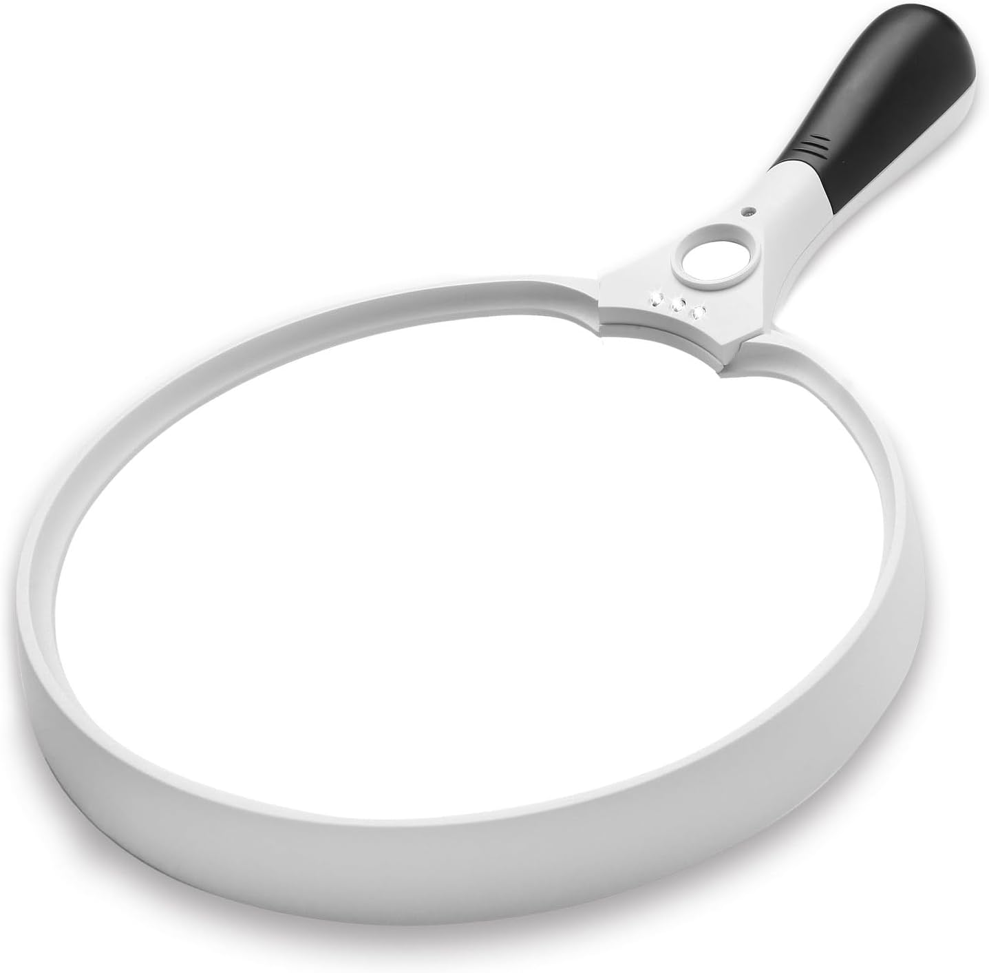 The Fancii 5.5 inch Extra Large LED Handheld Magnifying Glass with Light