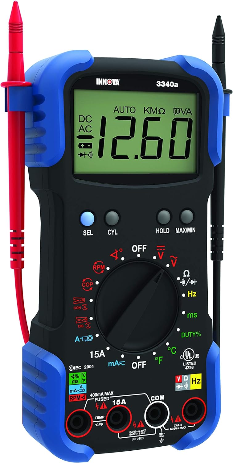 The Innova 3340 Professional Automotive Digital Multimeter