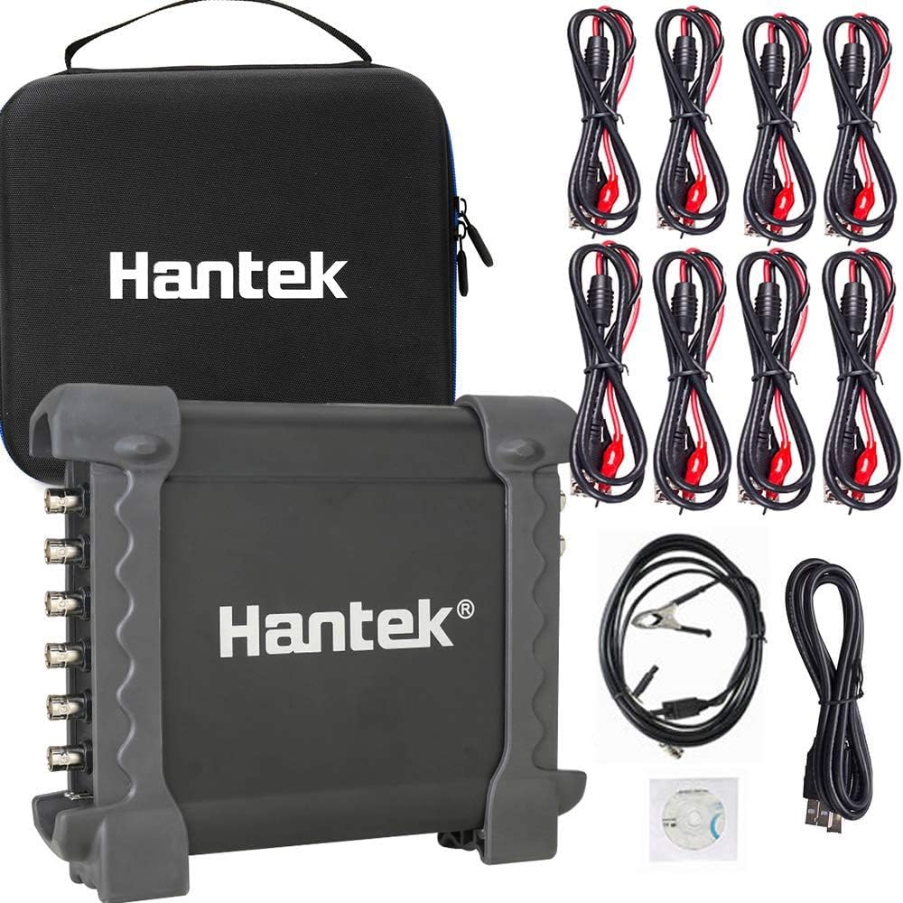 The Hantek 1008C+ 8CH Automotive Diagnostic PC Oscilloscope