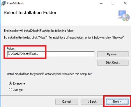 Installing Mi Flash Tool