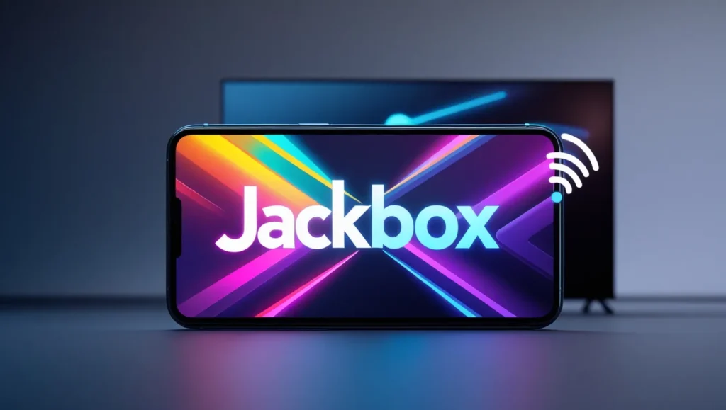iPhone screen mirroring Jackbox game to Roku TV